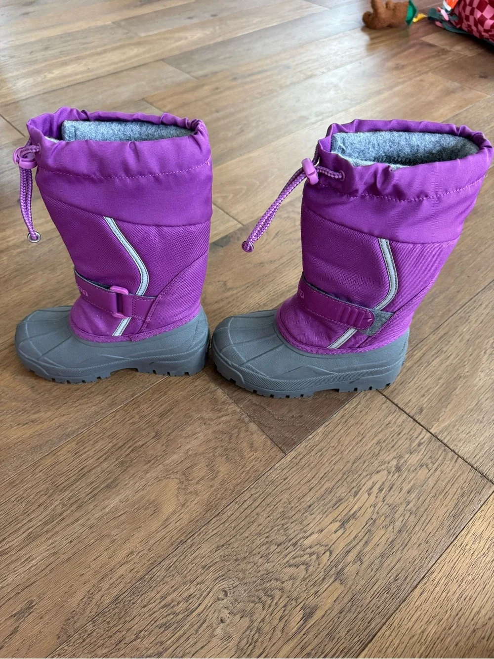 L.L.Bean Kids’ Northwoods Snow Boots Size 11 Lilac Purple